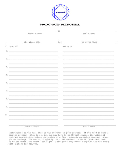 $1m - Betrothal